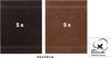 Betz Gästehandtücher 10 Stück Premium 30x50 cm Farbe dunkelbraun und nussbraun, 100% Baumwolle, 100% Baumwolle Bild 2