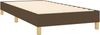 Boxspringbett mit Matratze & LED Stoff Dunkelbraun 80x200 cm, Härtegrad: H2 [3133512] Bild 4