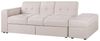 Schlafsofa 3-Sitzer Polsterbezug beige FALSTER Bild 4