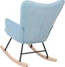 Schaukelsessel OULU Stoff Hellblau Bild 5