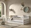 Daybett >Buche Massiv< in Buche massiv weiß lackiert - 207,5x68x97,5 (BxHxT) Bild 2