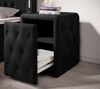 Luxusbetten24 Nachttisch Designer Nachttisch Josy, mit Samtbezug Bild 3