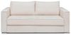 Vente-unique - LORETO Sofa Stoff Beige - B 223 cm95 cm x H 90 cm x L 215 cm Bild 5