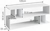 Lowboard Karel Weiß 120 x 50.6 cm Vicco Bild 3