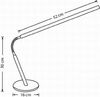 Alco LED-Tischleuchte verchromt Bild 2
