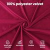 vidaXL Bank Uni Weinrot 80 x 40 x 45 cm Samt 42038334 Bild 3
