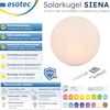 esotec LED Gartenleuchte Solar Leuchtkugel Siena D=40cm multicolor, USB, Fernbedienung 102892, LED fest integriert Bild 3