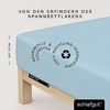 Schlafgut Bettlaken Frottex Spannbettlaken, Frottee, Gummizug: rundum, (1 Stück), MADE IN GREEN by OEKO-TEX® Bild 2