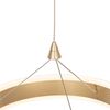 Qazqa Pendelleuchte Lyani, Dimmbar, LED fest integriert, Extra-Warmweiß, QAZQA Hängeleuchte, integrated, Gold, Aluminium, Design Bild 4
