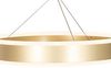 Qazqa Pendelleuchte Lyani, Dimmbar, LED fest integriert, Extra-Warmweiß, QAZQA Hängeleuchte, integrated, Gold, Aluminium, Design Bild 2