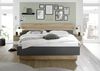 Bettanlage >Aska< 2 Nachtkonsolen, Graphit / Mauvella Eiche Dekor - 285x95x205 (BxHxT) Bild 4