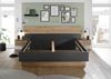 Bettanlage >Aska< 2 Nachtkonsolen, Graphit / Mauvella Eiche Dekor - 285x95x205 (BxHxT) Bild 2