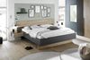 Bettanlage >Aska< 2 Nachtkonsolen, Graphit / Mauvella Eiche Dekor - 285x95x205 (BxHxT) Bild 5