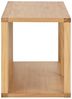 AC Design Furniture Hailey Quadrat Wandregal, Korpus und 2 Böden Eiche Ölbehandelt Furnier mit wandmontierung, 67 x 31 x 35.5 cm, Natürlich Bild 4