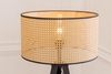 riess-ambiente Stehlampe VIENNA 140cm natur / schwarz, Ein-/Ausschalter, ohne Leuchtmittel, Wohnzimmer · mit Lampenschirm · Dreifuß · Wiener Geflecht · Retro Bild 4