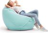 Bruni Sitzsack Classico L in Minzgrün – XL Sitzsack mit Innensack zum Lesen, Abnehmbarer Bezug, lebensmittelechte EPS-Perlen als Bean-Bag-Füllung, aus Deutschland Bild 5