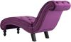 vidaXL Chaiselongue Lila Samt 248612 Bild 5