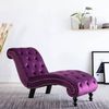 vidaXL Chaiselongue Lila Samt 248612 Bild 2
