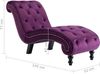 vidaXL Chaiselongue Lila Samt 248612 Bild 3