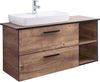 Pelipal Quickset 374 Waschtisch mit Unterschrank, Holzwerkstoff, Eiche Ribbeck quer NB, 61,6 x 103 x 44,5 cm Bild 4