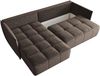 ALTDECOR Ecksofa LONLI, Couch mit Schlaffunktion, Stauraum Wohnlandschaft Funktionsecke, Corner Sofa Bett Eckcouch Couch L-Form Schlafcouch Ausziehbar Bild 5