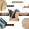 Stagecaptain Aufbewahrungsbox LPSB-40 Bambus LP-Ständer Regal für Schallplatten und mehr (inklusive Schrauben für den Zusammenbau), Platz für bis zu 40 12"-LPs Bild 4