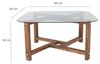 Dmora Couchtisch Cepheus 80 x 80 x 40h cm Braun, mit Zeitschriftenablage Bild 2