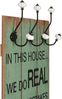 vidaXL Wandgarderobe mit 6 Haken 120x40 cm HAPPY LOVE 245855 Bild 2