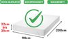 Jacobson Spannbettlaken BIO, Jersey Spannbetttuch, Bettlaken 160 g/m², 100% BIO-Baumwolle, Gummizug: rundum, GOTS zertifiziert Bild 5