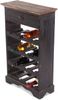 DESIGN DELIGHTS Weinregal VINTAGE WEINREGAL 85x55cm(HxB), Flaschenregal mit Schublade, für 16Fl Bild 4