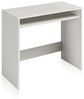 Habitdesign, Schreibtisch in Alpenweiß – kompakter Computertisch/Jugendtisch, für kleine Räume, Studium oder Kinderzimmer, Maße: 79 x 79 x 43 cm (B x H x T), Modell Star New Bild 4