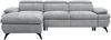 Vente-unique - SURDELI Sofa Stoff Grau - B 176 cm x H 80 cm x L 284 cm Bild 4