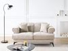 2-Sitzer Sofa Stoff taupe SKIVE Bild 2