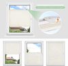 bobodeco Plissee ohne Bohren Klemmfix Faltrollo Jalousie Beige 55x130 cm (BxH), Plisseerollo Sichtschutz und Sonnenschutz Blickdicht Easyfix lichtdurchlässig Rollo für Fenster & Tür Bild 5