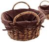 2er Set Schale Mokka Tischschale Dekoschale Obstschale Obstkorb Schüssel Korb Bild 5
