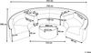 Lounge Set SEVERO Goldbraun Bild 3