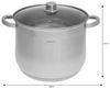 Klausberg Klausberg Gastrotopf mit Deckel 10,7l 8151 Bild 3