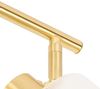 Qazqa LED Aufbaustrahler Laura, ohne Leuchtmittel, Warmweiß, QAZQA Aufbau­spot, e27, gold, Glas, Art Deco Bild 4