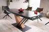 designimpex Esstisch Design GN-111 Keramik Marmor Schwarz ausziehbar Esszimmer Bild 4