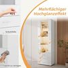 Flieks Polsterbett, Hydraulisches Stauraumbett 160×200cm mit Ladefunktion ohne Nachttisch Bild 5