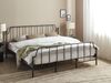 Bett mit Lattenrost MAURESSAC 180 x 200 cm Metall Schwarz Bild 2