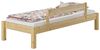 Bettgestell natur 80x200 Einzelbett Futonbett Kiefer massiv Holzbett ohne Rollrost 60.35-08 oR Bild 5