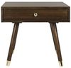 SAFAVIEH Modern Accent Table with Wooden , in Black and Brass, 40 X 40 X 70.48 Bild 3