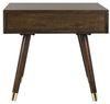 SAFAVIEH Modern Accent Table with Wooden , in Black and Brass, 40 X 40 X 70.48 Bild 4