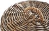 Kobolo Wäschekorb Wäschebehälter rund - Rattan kubu grey mit Deckel Bild 5