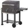 Beliani 'PAVLOF' Holzkohlegrill mit Deckel, Stahl Grau, 49 x 79 x 107 cm Bild 4