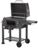 Beliani 'PAVLOF' Holzkohlegrill mit Deckel, Stahl Grau, 49 x 79 x 107 cm Bild 5