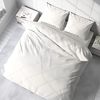 One Home Bettwäsche Unifarben Einfarbig, Renforcé, 3 teilig, Baumwolle mit Reißverschluss, Doppelbett Bild 4