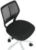 FurnitureR Teenage, Height Adjustable Armless Task, Colourful Study for Home and Computer, Ergonomic & Swivel Office, 40,5 x 44 x 87 cm, Schwarz, Metall, 44 x 40 x 87 cm Bild 5