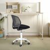 FurnitureR Teenage, Height Adjustable Armless Task, Colourful Study for Home and Computer, Ergonomic & Swivel Office, 40,5 x 44 x 87 cm, Schwarz, Metall, 44 x 40 x 87 cm Bild 3